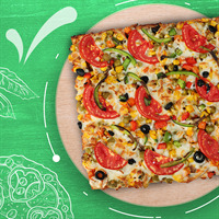 پیتزا سبزیجات پنجره ای متوسط 